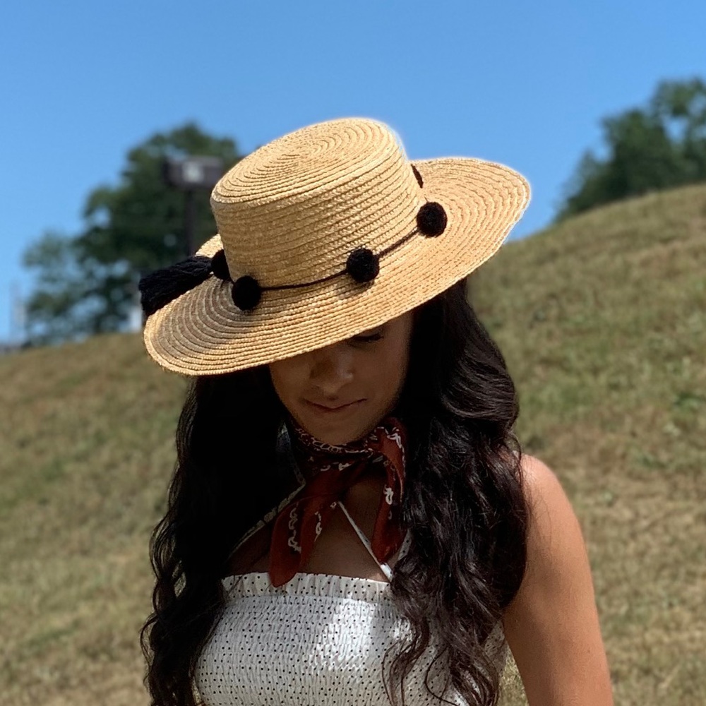 Francesca’s flat brim hat